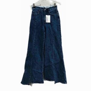 EVIDNT Gracia Wide Leg blue denim jeans